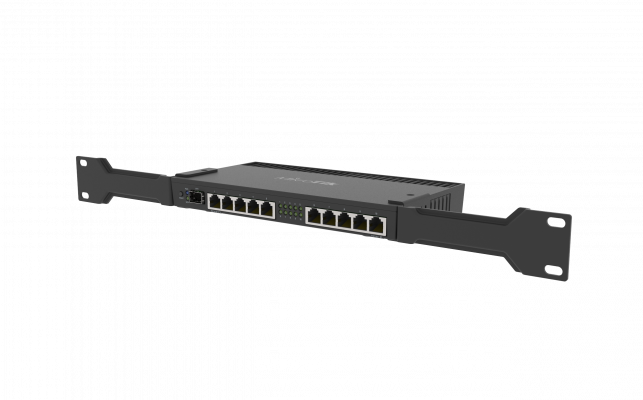Router cân tải mạng Mikrotik RB4011iGS+RM