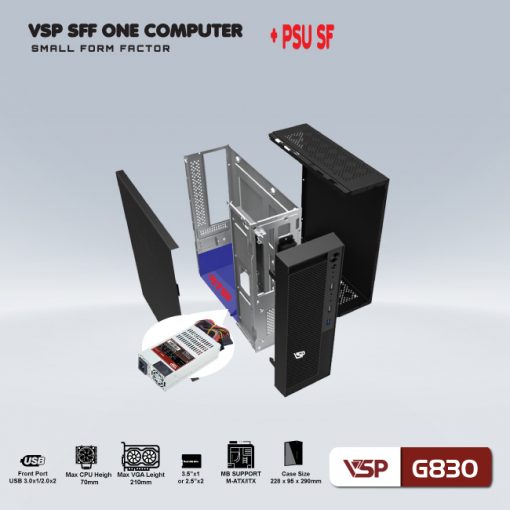 Combo Case Nguồn SFF PSU VSP-G830