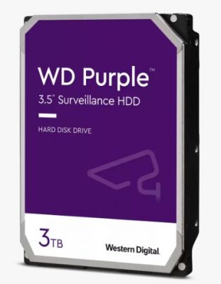Ổ cứng HDD Western Purple 3TB 3.5 SATA 3 256MB Cache 5400RPM