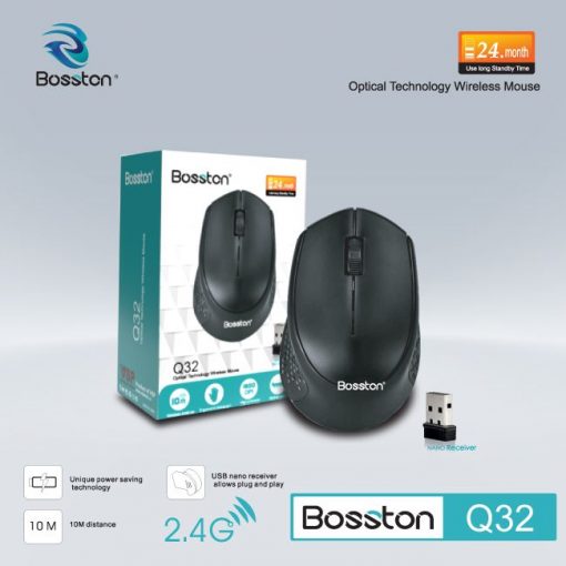 CHUỘT KHÔNG DÂY WIRELESS BOSSTON Q32