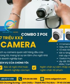 Combo 2 Camera An Ninh Hikvision 2MP PoE