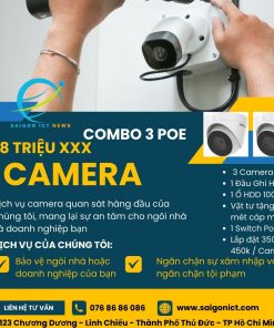 Combo 3 Camera An Ninh Hikvision 2MP PoE