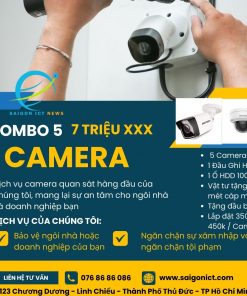 Combo 5 Camera An Ninh Hikvision 2MP