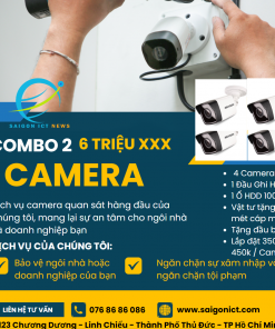 Combo 4 Camera An Ninh Hikvision 2MP