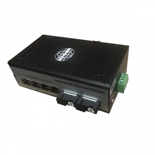 Thiết bị Switch PoE Fiber ZC-POE402FIG