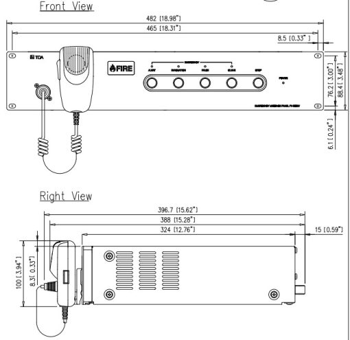 Bộ phát tin nhắn Toa FV-200EV-AS