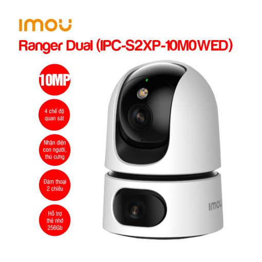 Camera Wifi iMOU 2 mắt Ranger Dual 10MP