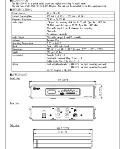 Đầu phát nhạc nền Toa MD-100-AS