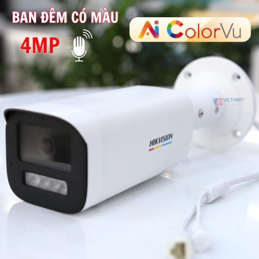 Camera ColorVu 3.0 Hikvision 4MP DS-2CD1B47G3H-LIUF-SRB